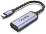 Unitek USB-C HDMI 2.1 adapter (8K 60Hz) Gray 15cm V1416B