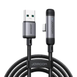 Joyroom USB - Type-C EnjoyX seeria 90-kraadine kaabel A56, 3A, 480mb/s, 1.2m, Black (S-A56)