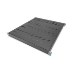 DIGITUS riiul 1HE 44x482x500-780mm kuni 50kg black vari