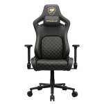 Kontoritool Cougar COUGAR CGR-DFL-GLB M&auml;nguritool polsterdatud istmega Black, Gold
