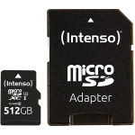 M&auml;lukaart Intenso microSD 512GB UHS-I Perf CL10| Performance Klasa 10
