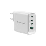 CONCEPTRONIC laadija 4-port GaN 3xUSB-C/1xA100WPD3.0/PPS valge