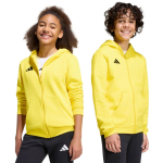 Bluza dla dzieci adidas Entrada 26 Full Zip Hoodie ż&oacute;łta KH1777 116cm