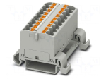 Splice terminal: rail | 32A | 800V | push-in | PA | 0.2&divide;6mm2 | W: 55.4mm