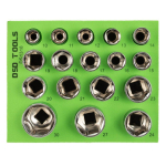 17 TK 1/2" KUUSKANTLIITMIKUD L&Uuml;HIKESTE PEAGA 10 - 30 mm DS1318