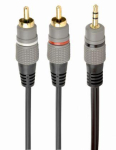 Cable amberin 2x RCA (male) - 3.5mm (male), 2.5 m