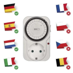 Mehāniskā taimera ligzda TS-MD31 SCHUKO, EMOS