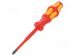 Screwdriver | insulated | Pozidriv&reg; | PZ2 | Blade length: 100mm | 1kVAC