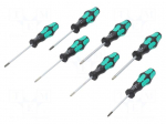 Kit: screwdrivers | Pcs: 8 | The set contains: screwdrivers hanger