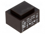 Transformer: encapsulated | 1.2VA | 230VAC | 9V | 133mA | Mounting: PCB