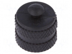 Protection cover | male M12 connectors | IP67 | plastic