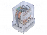 Relay: electromagnetic | 4PDT | Ucoil: 230VAC | 10A/250VAC | 10A/24VDC