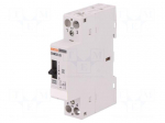Contactor: 2-pole installation | NO x2 | 220&divide;230VAC | 220&divide;230VDC