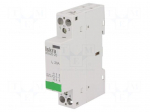 Contactor: 2-pole installation | NO x2 | 24VAC | 20A | DIN | IKA