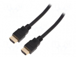 Cable | HDMI 2.1 | HDMI plug,both sides | 5m | black