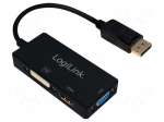 Adapter | DVI 1.0,DisplayPort 1.2,HDMI 1.4 | Colour: black
