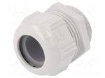 Cable gland | M40 | 1,5 | IP68,IP69K | Mat: polyamide | light grey