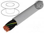 Wire | JZ-500 | 32G0,75mm2 | unshielded | 300/500V | PVC | Cu | stranded