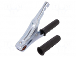 Crocodile clip | 400A | Grip capac: max.50mm | Overall len: 220mm