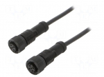 Cable: for sensors/automation | PIN: 4 | M12-M12 | D code-Ethernet