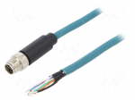 Cable: for sensors/automation | PIN: 8 | male | X code-ProfiNET | IP67