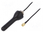Antenna | LTE | 5dBi | Mounting: twist-on | 50&Omega; | male,SMA | -45&divide;85&deg;C