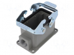 Enclosure: for HDC connectors | size D10B | with double latch