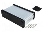 Enclosure: multipurpose | X: 146.6mm | Y: 89mm | Z: 41.6mm | aluminium