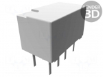 Relay: electromagnetic | DPDT | Ucoil: 24VDC | 2A | 0.5A/125VAC | IM
