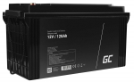 Green Cell AGM VRLA 12V 120Ah maintenance-free battery for camper, photovoltaics, solar panels, boats