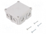 Enclosure: junction box | X: 91mm | Y: 91mm | Z: 51mm | duroplast | IP54