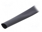 Heat shrink sleeve | glueless,flexible | 2: 1 | 25.4mm | black