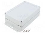 Enclosure: multipurpose | X: 120mm | Y: 180mm | Z: 60mm | ZP | light grey