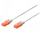 Patch cord | U/UTP | Cat: 5e | RJ45 plug,both sides | stranded | CCA