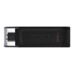 Kingston | DataTraveler 70 | 64 GB | USB-C | Black