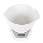 Salter 1024 WHDR14EU16 Digital Kitchen Scale & Dual Pour Bowl - White