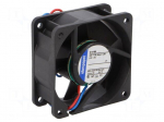 Fan: DC | axial | 24VDC | 60x60x25mm | 36m3/h | 28dBA | ball | 4100rpm