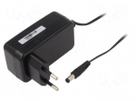 Power supply: switching | mains,plug-in | 12VDC | 2A | 24W | 86.2% | POSC