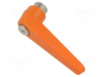 Lever | adjustable | Lever length: 74mm | Slider height: 52mm