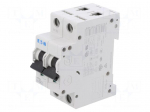 Circuit breaker | 230/400VAC | Inom: 2A | Poles: 2 | Charact: C | 15kA