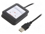 RFID reader | 4.3&divide;5.5V | USB | antenna | Range: 100mm | 88x56x18.5mm