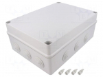 Enclosure: junction box | X: 245mm | Y: 335mm | Z: 133mm