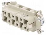 Connector: HDC | contact insert | female | EPIC H-BS | PIN: 6 | 35A | 500V