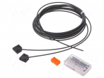 Sensor: fiber-optic | Range: 0&divide;860mm | IP40 | Len: 2m | Dim: 5x15x15mm