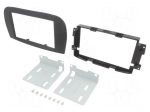 Radio frame | Mercedes | 2 DIN | black