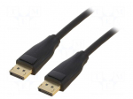 Cable | DisplayPort plug,both sides | PVC | DisplayPort 1.4 | Len: 5m