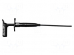 Clip-on probe | hook type | 1A | black | Contacts: steel | 1kV | 190mm