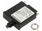 Circuit breaker | Urated: 240VAC | 28VDC | 15A | SPST | Poles: 1 | screw