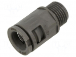 Straight terminal connector | Thread: metric,outside | IP68,IP69