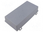 Cover | snap-fastener | polypropylene | grey | Kit: cover